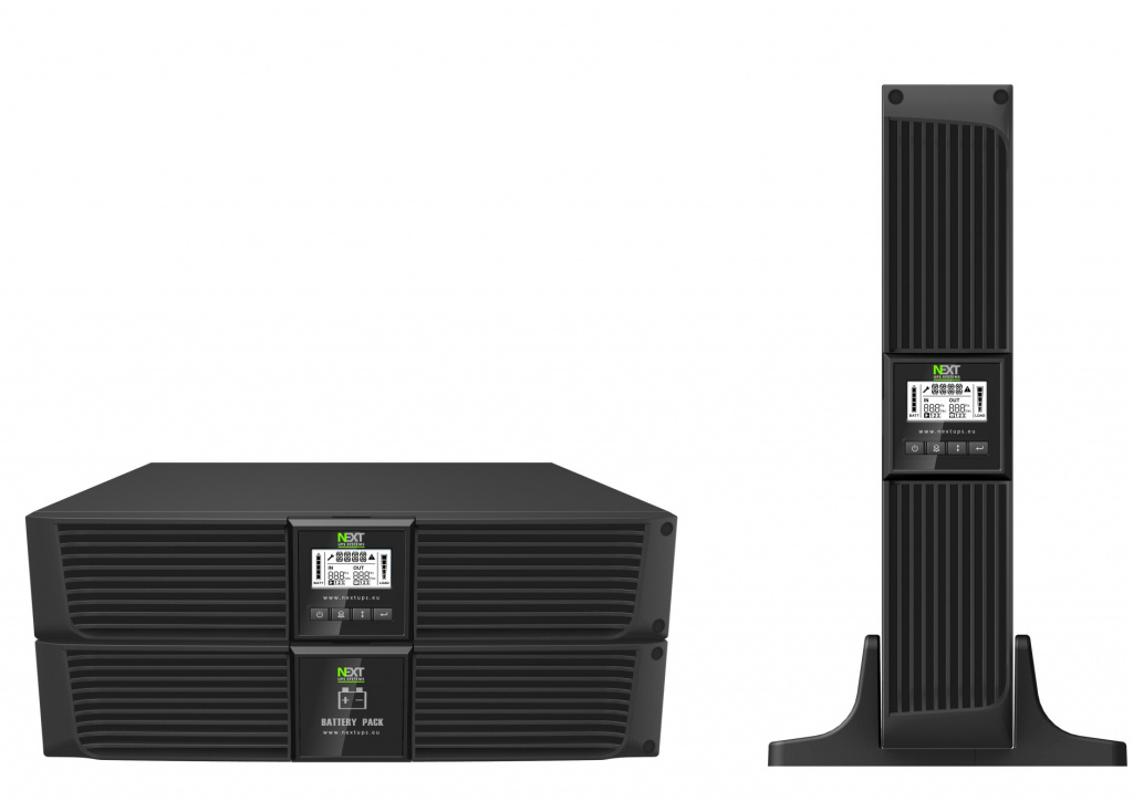 NEXT UPS Systems Mantis II 1500 RT2U NETPACK UPS Line-interactive 1,5 kVA 1350 W 8 AC-uitgang(en) - Afbeelding 4