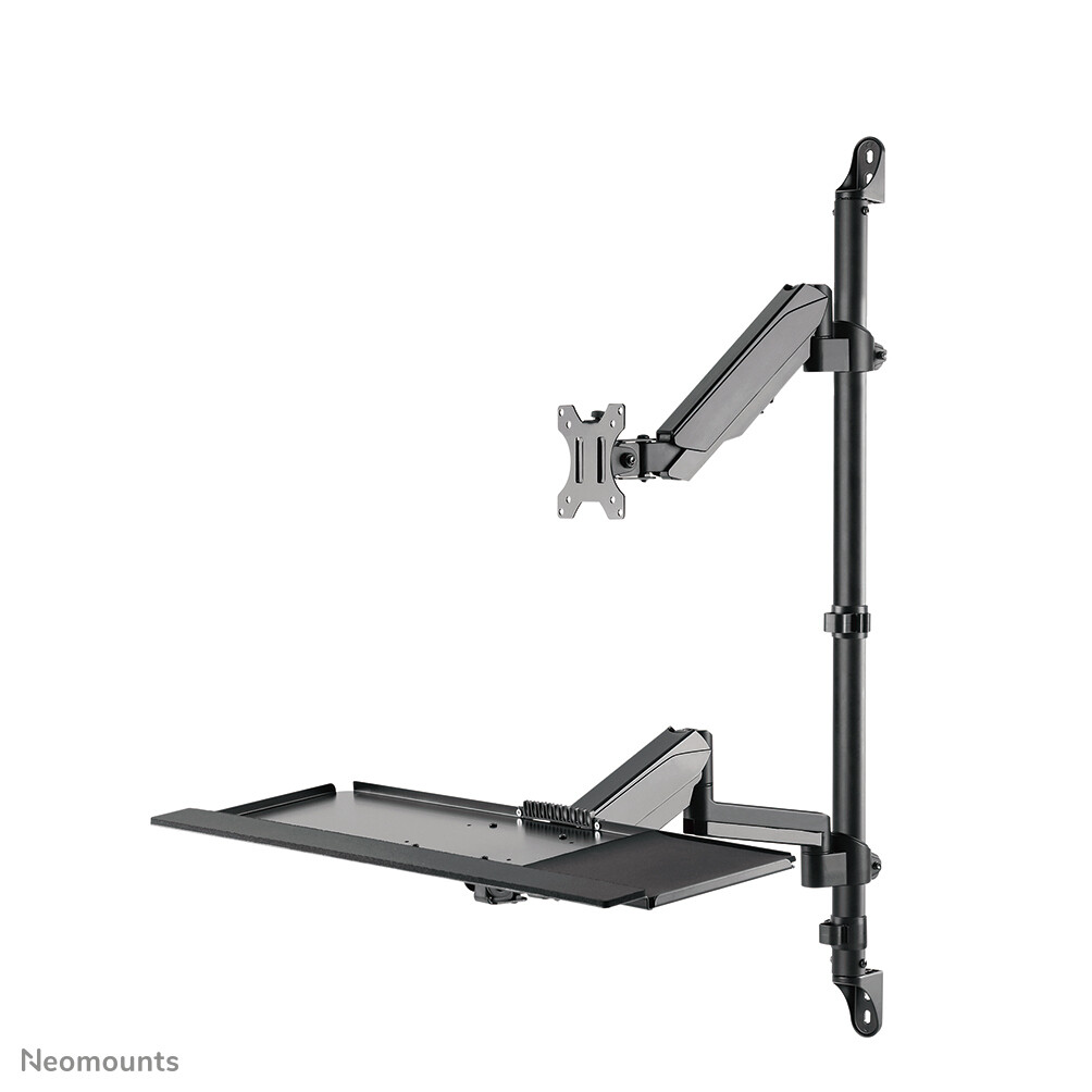 Neomounts WL90-325BL1 Zit-sta werkstation wand 17-32" - gasveer - Afbeelding 13
