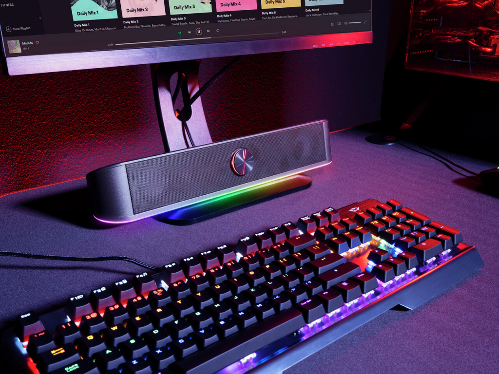 Trust GXT619 Thorne - Soundbar - RGB - LED - Afbeelding 9