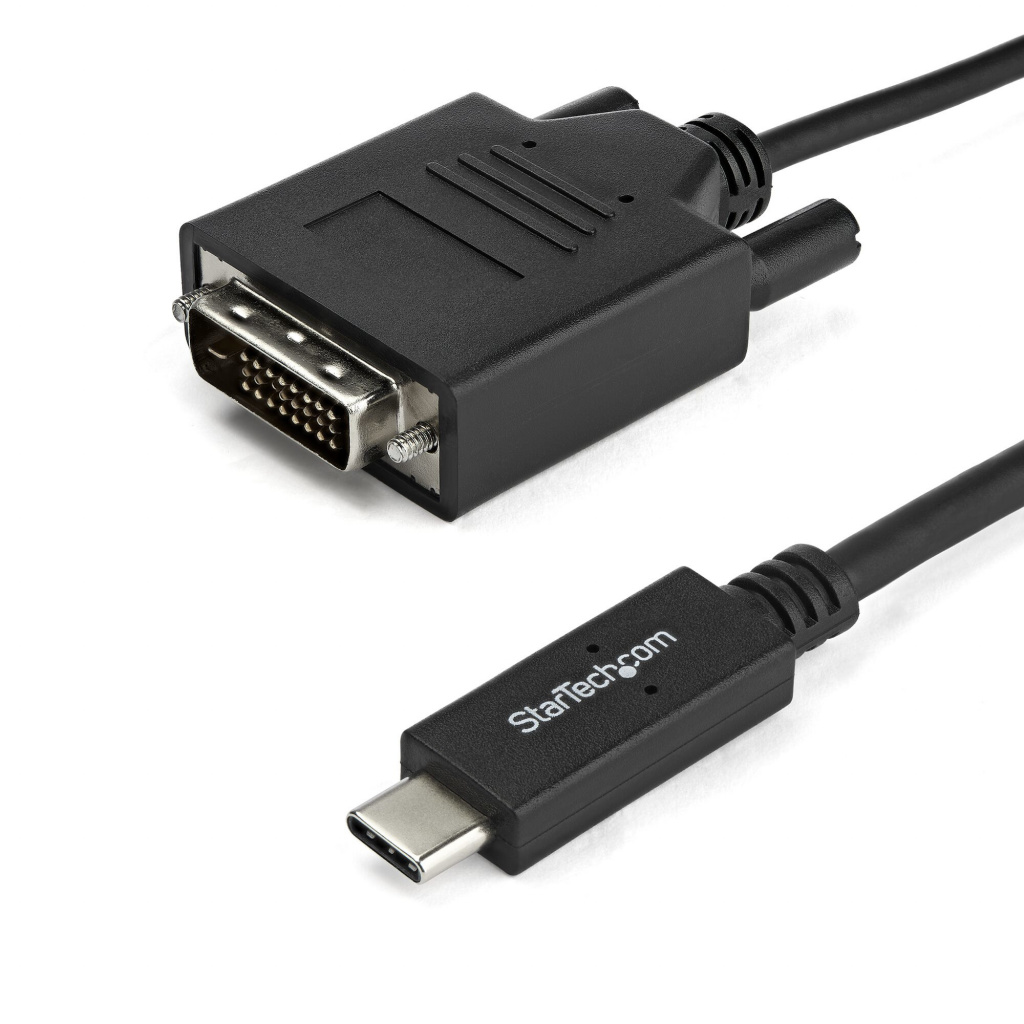 StarTech.com 1 m USB-C naar DVI kabel - 1920x1200 - zwart