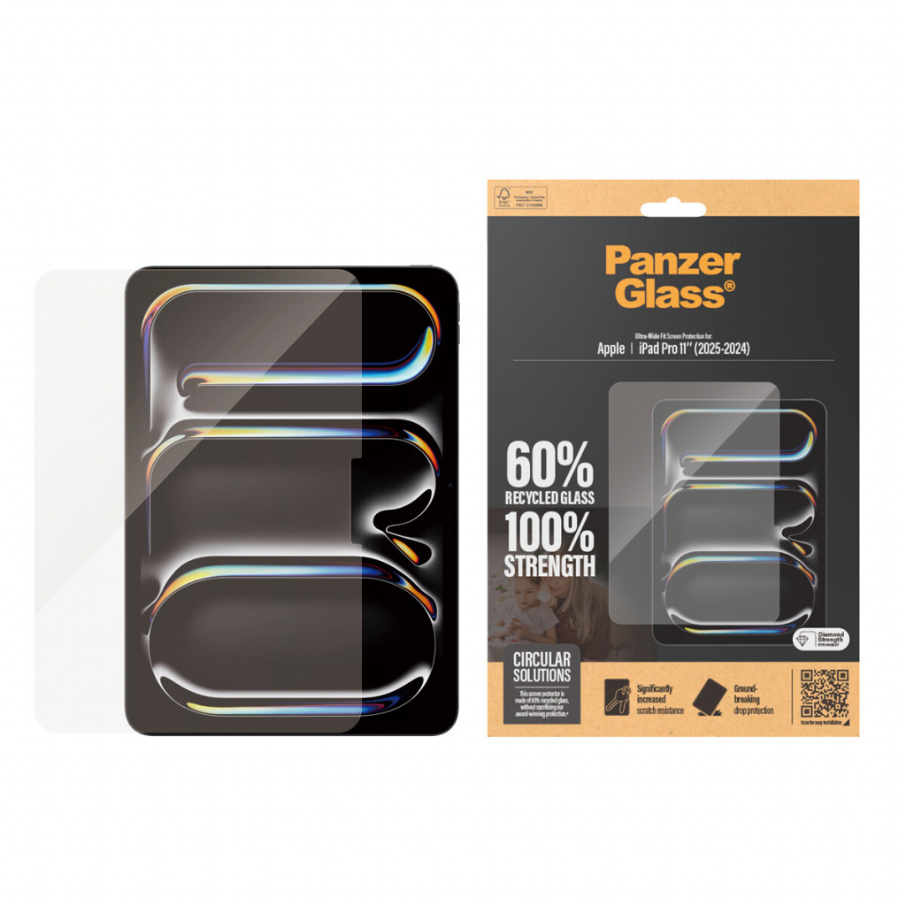 PanzerGlass ® Screen Protector iPad Pro 11'' (2024-2025) | Ultra-Wide Fit Doorzichtige schermbeschermer Apple 1 stuk(s) - Afbeelding 2