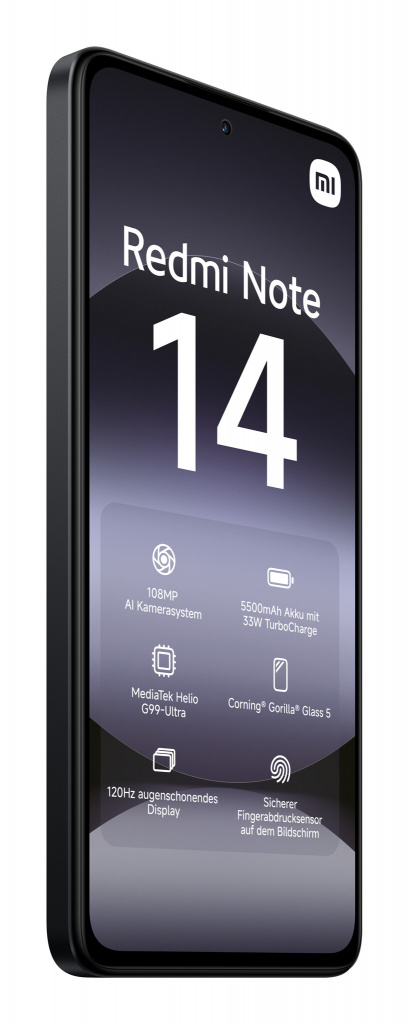 Xiaomi Redmi Note 14 16,9 cm (6.67") Hybride Dual SIM 4G USB Type-C 6 GB 128 GB 5500 mAh Zwart - Afbeelding 3