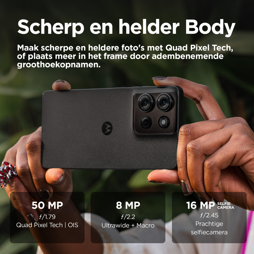 Motorola moto g75 5G 17,2 cm (6.78") Hybride Dual SIM Android 14 USB Type-C 8 GB 256 GB 5000 mAh Grijs - Afbeelding 6
