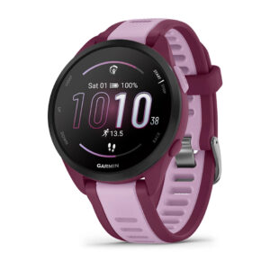 Garmin Forerunner 165 Music 3,05 cm (1.2") AMOLED 43 mm Digitaal 390 x 390 Pixels Touchscreen Paars GPS