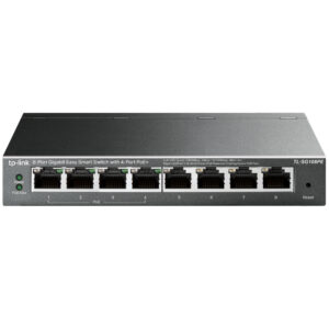 TP-Link TL-SG108PE netwerk-switch Managed L2 Gigabit Ethernet (10/100/1000) Power over Ethernet (PoE) Zwart