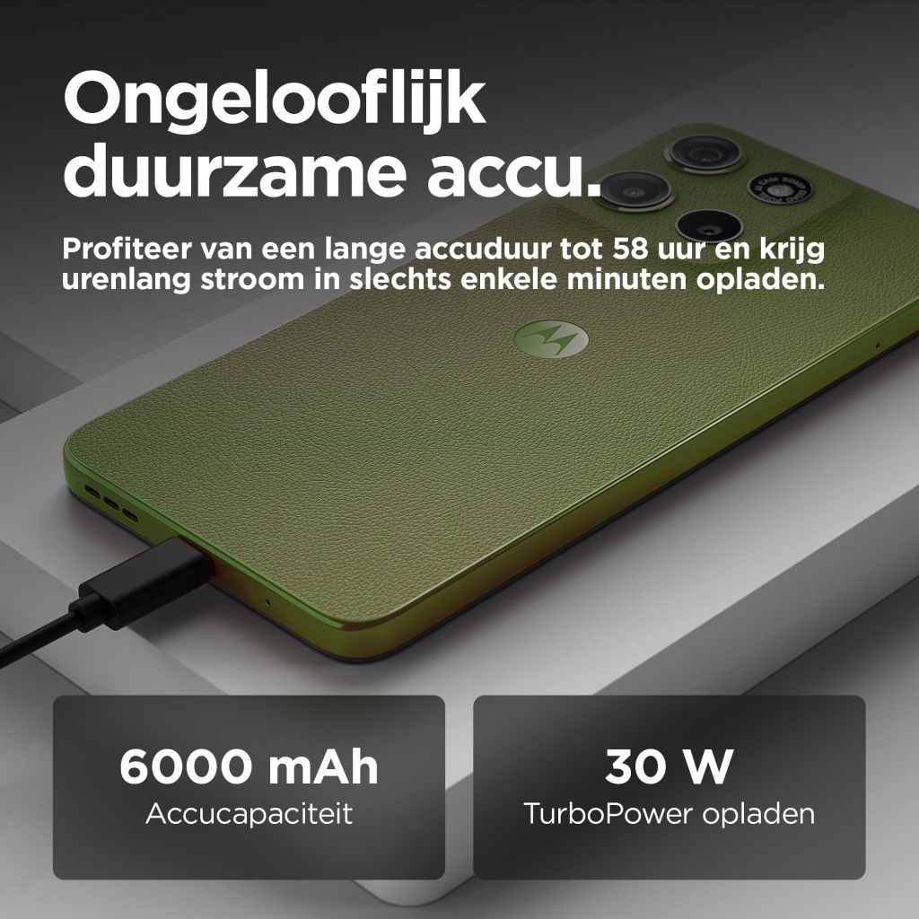 Motorola moto g15 power 17,1 cm (6.72") Dual SIM Android 15 4G USB Type-C 8 GB 256 GB 6000 mAh Groen - Afbeelding 8