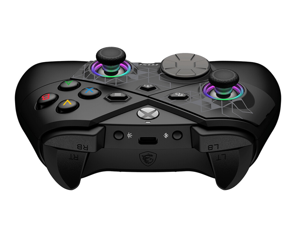 MSI FORCE PRO WIRELESS game controller Zwart USB 2.0 Gamepad Analoog/digitaal Android, PC, Xbox, Xbox One S, Xbox One X, Xbox Se - Afbeelding 2