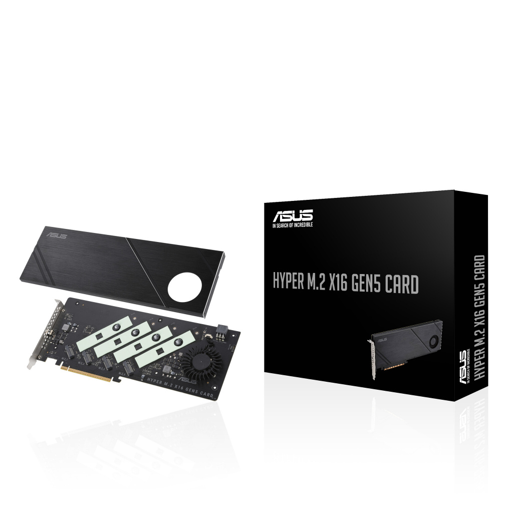 ASUS Hyper M.2 x16 Gen5 Card interfacekaart/-adapter Intern - Afbeelding 3