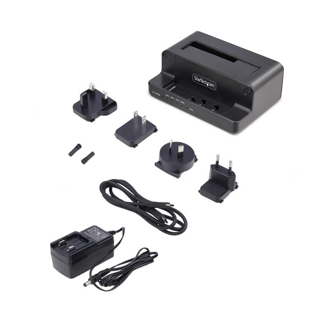 StarTech.com M.2 NVMe naar 2.5"/3.5" SATA Drive Duplicator, Dual Bay Standalone SSD Cloner/Copier en Drive Dock, Bidirectionele - Afbeelding 11