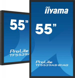 iiyama TF5539AS-B1AG beeldkrant Digitale signage flatscreen 138,7 cm (54.6") LED 500 cd/m² 4K Ultra HD Zwart Touchscreen Type pr