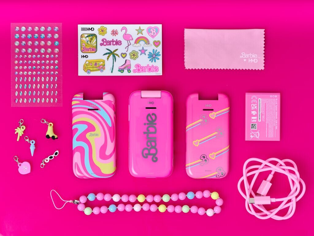 HMD Barbie Phone 7,11 cm (2.8") 125 g Roze Basistelefoon - Afbeelding 25