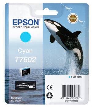 Epson T7602 cyaan
