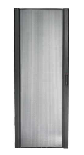 APC NetShelter SX 42U 750 mm brede geperforeerde gewelfde deur zwart