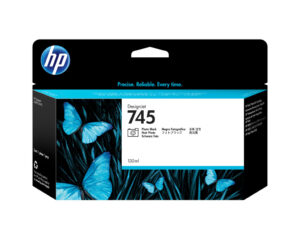 HP 745 zwarte DesignJet fotoinktcartridge, 130 ml