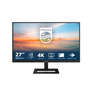 Philips 1000 series 27E1N1900AE/00 computer monitor 68,6 cm (27") 3840 x 2160 Pixels 4K Ultra HD LCD Zwart