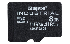 Kingston Technology 8GB microSDHC Industrial C10 A1 pSLC-kaart enkele verpakking zonder adapter