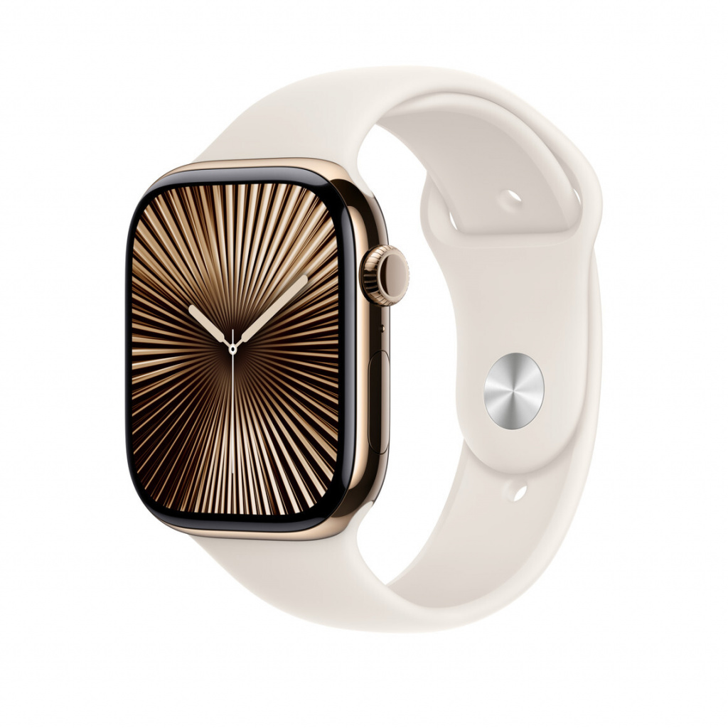 Apple MXM63ZM/A slimme draagbare accessoire Band Beige Fluorelastomeer - Afbeelding 2