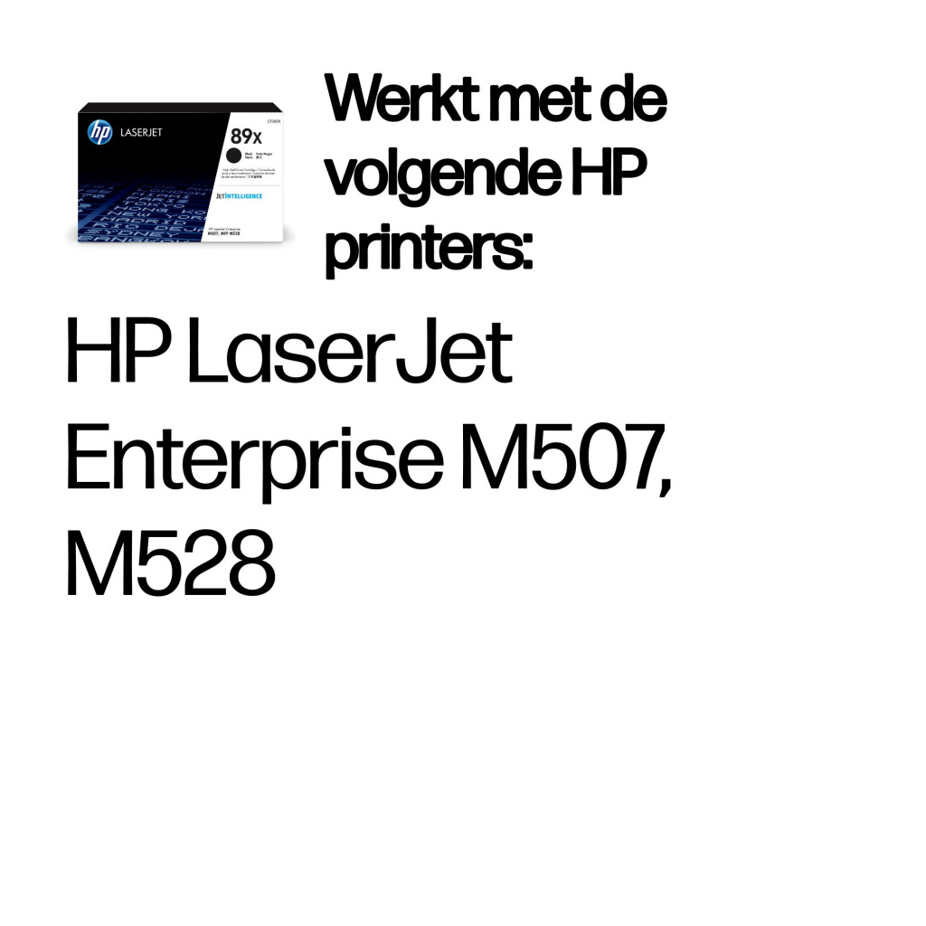 HP 89X originele high-capacity zwarte LaserJet tonercartridge - Afbeelding 2