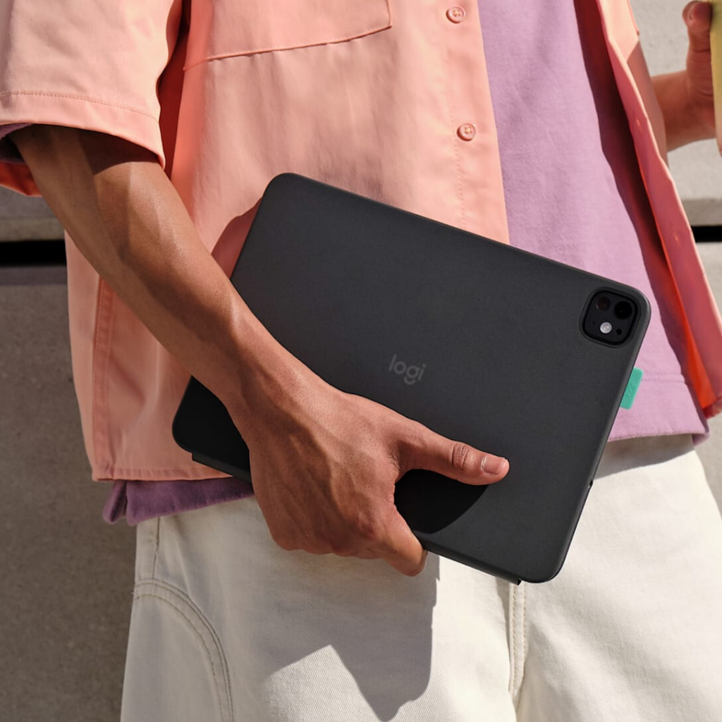 Logitech Flip Folio QWERTY US International Bluetooth Grafiet - Afbeelding 4