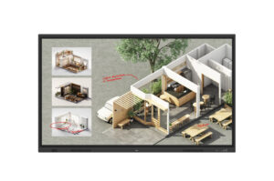 LG CreateBoard Standard interactief whiteboard 190,5 cm (75") 3840 x 2160 Pixels Touchscreen Zwart
