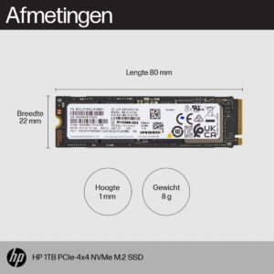 HP 1 TB PCIe4x4 NVMe M.2 SSD