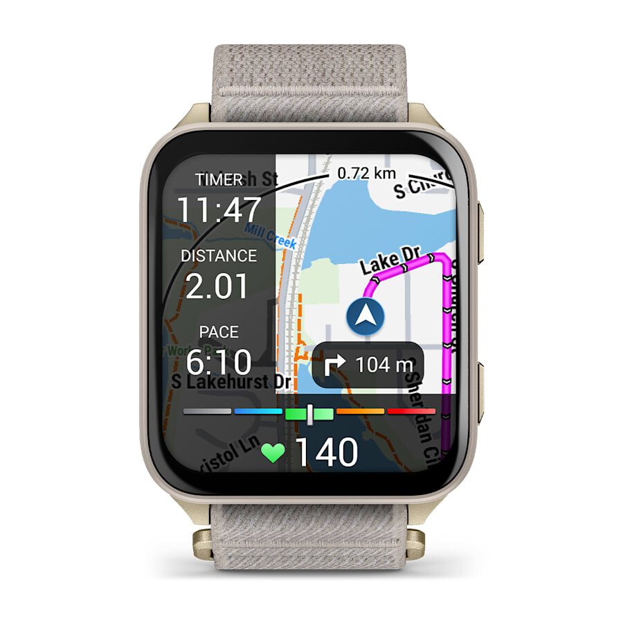 Garmin Venu X1 5,08 cm (2") AMOLED Digitaal 448 x 486 Pixels Touchscreen Goud, Titanium Wifi GPS - Afbeelding 2