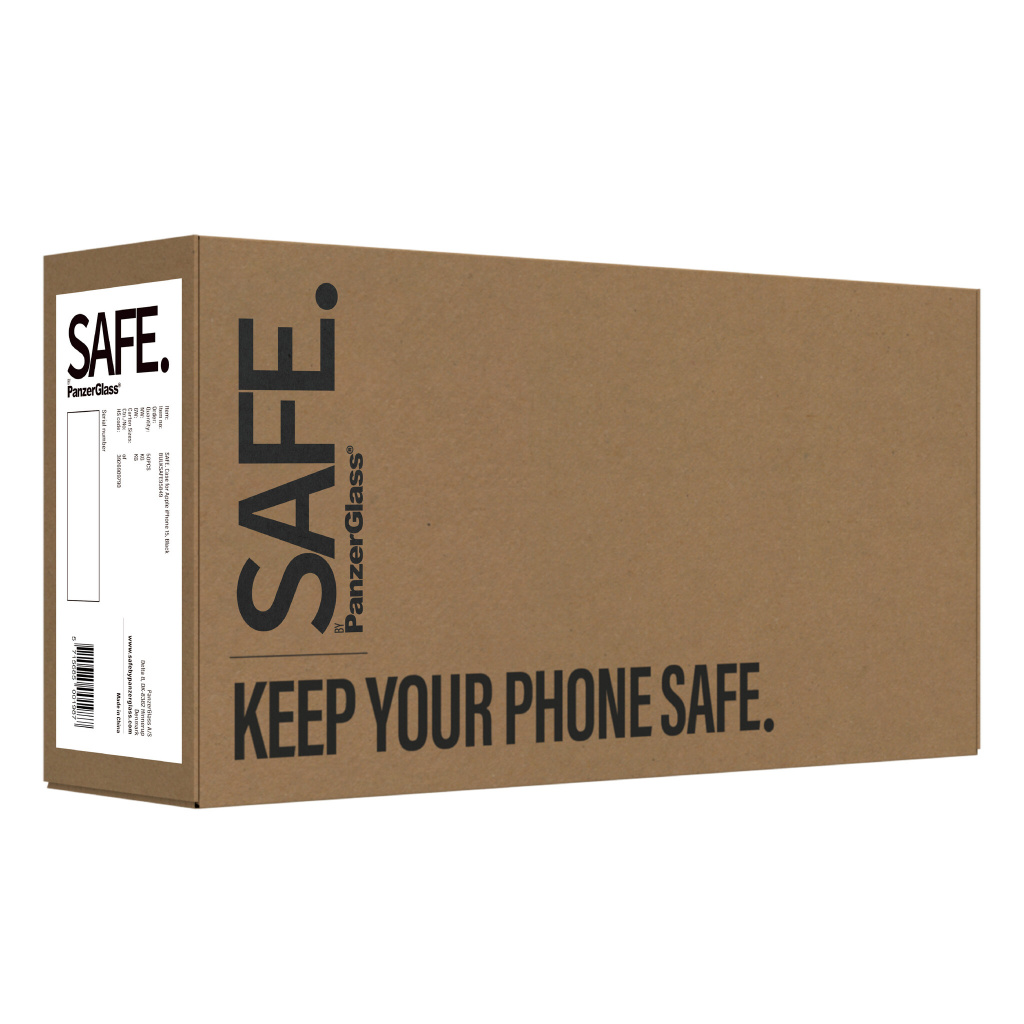 PanzerGlass SAFE. by ® TPU Case iPhone 15 | Black | BULK mobiele telefoon behuizingen Hoes Zwart - Afbeelding 3