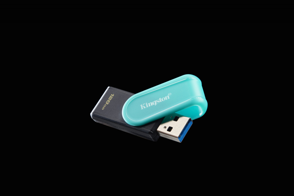 Kingston Technology DataTraveler 128GB Portable USB 3.2 Gen 1 Exodia S (Black/Turquoise) - Afbeelding 7