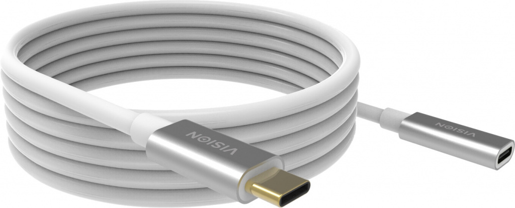 Vision TC 2MUSBCEXT USB-kabel USB 3.2 Gen 2 (3.1 Gen 2) 2 m USB C Wit - Afbeelding 7