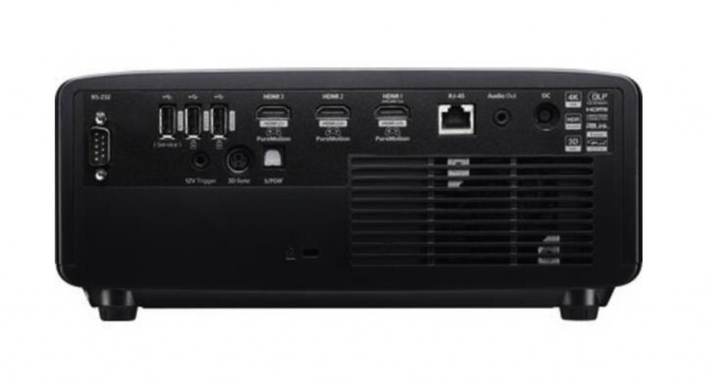 Optoma E3P7NF1E111 beamer/projector 3000 ANSI lumens DLP UHD 4K (3840x2160) 3D Zwart - Afbeelding 2