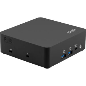MSI Cubi NUC AI 1UMG-005EU Intel Core Ultra 7 155H 16 GB DDR5-SDRAM 1 TB SSD Windows 11 Pro Mini PC Zwart