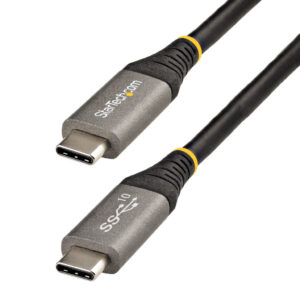 StarTech.com 1m USB-C Kabel, USB 10Gbps, 100W (5A) Power Delivery, 8K 60Hz / 4K 144Hz DP Alt Mode, USB-IF Gecertificeerd, Thunde