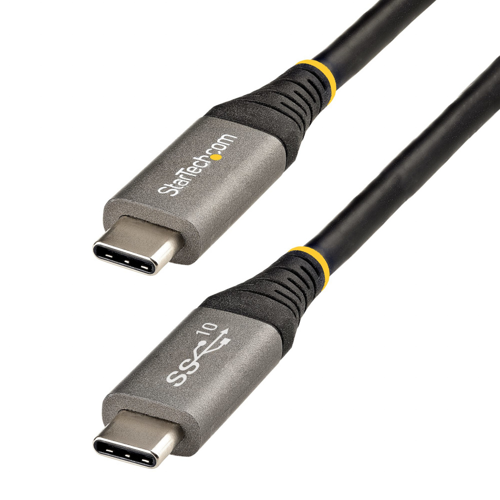 StarTech.com 1m USB-C Kabel, USB 10Gbps, 100W (5A) Power Delivery, 8K 60Hz / 4K 144Hz DP Alt Mode, USB-IF Gecertificeerd, Thunde
