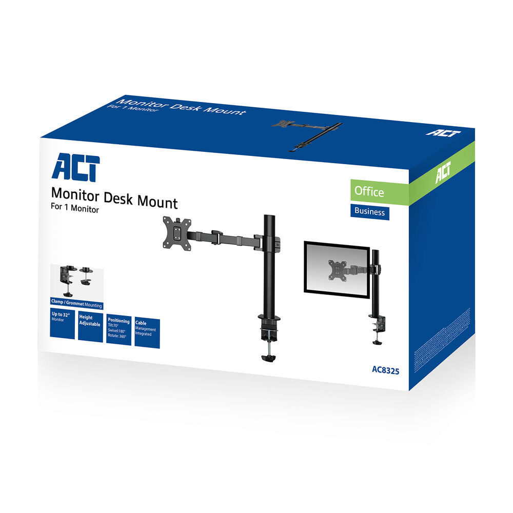 ACT Monitorarm 32" office solid pro, 1 scherm - Afbeelding 4