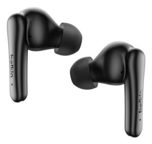 Belkin SoundForm Rhythm Headset Bedraad en draadloos In-ear Oproepen/muziek USB Type-C Bluetooth Zwart