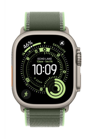 Apple MFT54ZM/A slimme draagbare accessoire Band Groen Titanium, Polyester, Spandex, Nylon