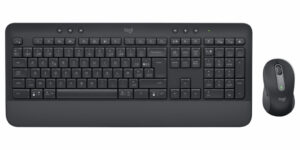 Logitech 920-011001 toetsenbord Inclusief muis Kantoor Bluetooth AZERTY Belgisch Grafiet