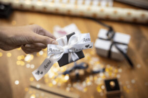 Brother TZE-R251 labelprinter-tape Zwart op wit