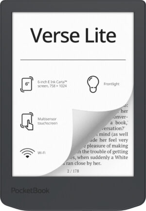 PocketBook Verse Lite e-book reader Touchscreen 8 GB Wifi Grijs