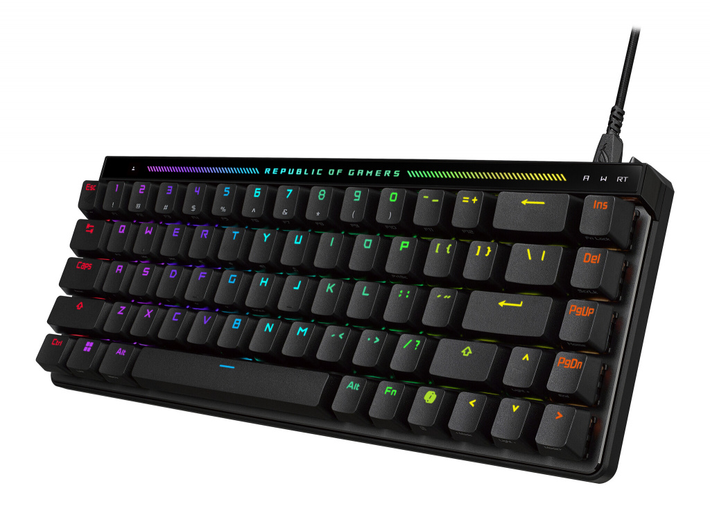 ASUS M605 ROG FALCHION ACE HFX/HFX/US/PBT toetsenbord Gamen USB QWERTY US International Zwart - Afbeelding 5