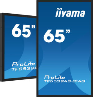 iiyama TF6539AS-B1AG beeldkrant Digitale signage flatscreen 163,8 cm (64.5") LED 500 cd/m² 4K Ultra HD Zwart Touchscreen Type pr