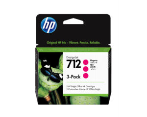 HP 712 29 ml inktcartridge voor DesignJet, magenta, 3-pack