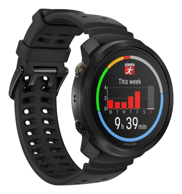 Polar Vantage M 40-59-7010 smartwatch / sport watch 3,25 cm (1.28") AMOLED Digitaal 416 x 416 Pixels Touchscreen Zwart GPS - Afbeelding 3