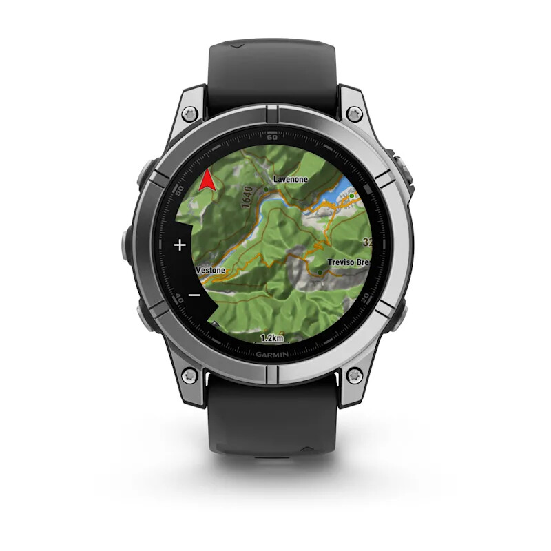 Garmin Fenix E 3,3 cm (1.3") AMOLED 47 mm Digitaal 416 x 416 Pixels Touchscreen Roestvrijstaal Wifi GPS - Afbeelding 3