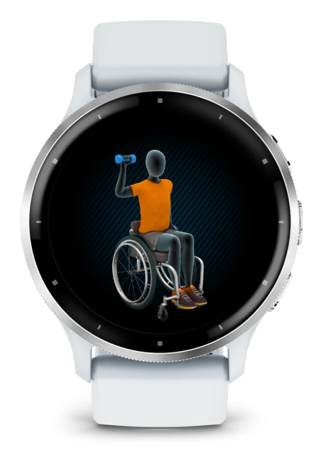 Garmin Venu 3 3,56 cm (1.4") AMOLED 45 mm Digitaal 454 x 454 Pixels Touchscreen Zilver, Wit Wifi GPS - Afbeelding 6