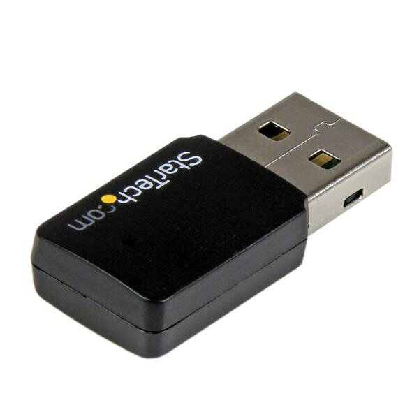 StarTech.com USB 2.0 AC600 mini-dubbelband draadloze-AC netwerkadapter 1T1R 802.11ac wifi-adapter - Afbeelding 2
