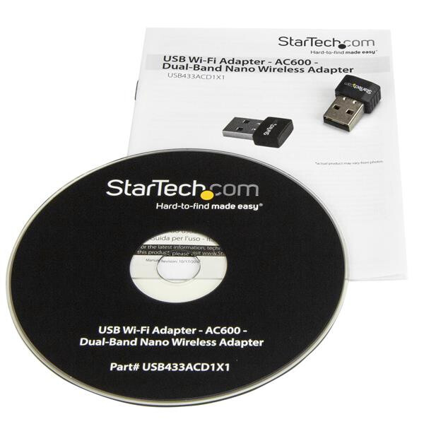 StarTech.com USB Wi-Fi adapter AC600 Dual-Band Nano adapter draadloos - Afbeelding 4