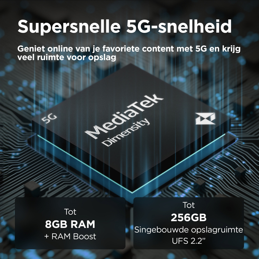 Motorola moto g55 5G 16,5 cm (6.49") Dual SIM Android 14 USB Type-C 8 GB 256 GB 5000 mAh Groen - Afbeelding 9