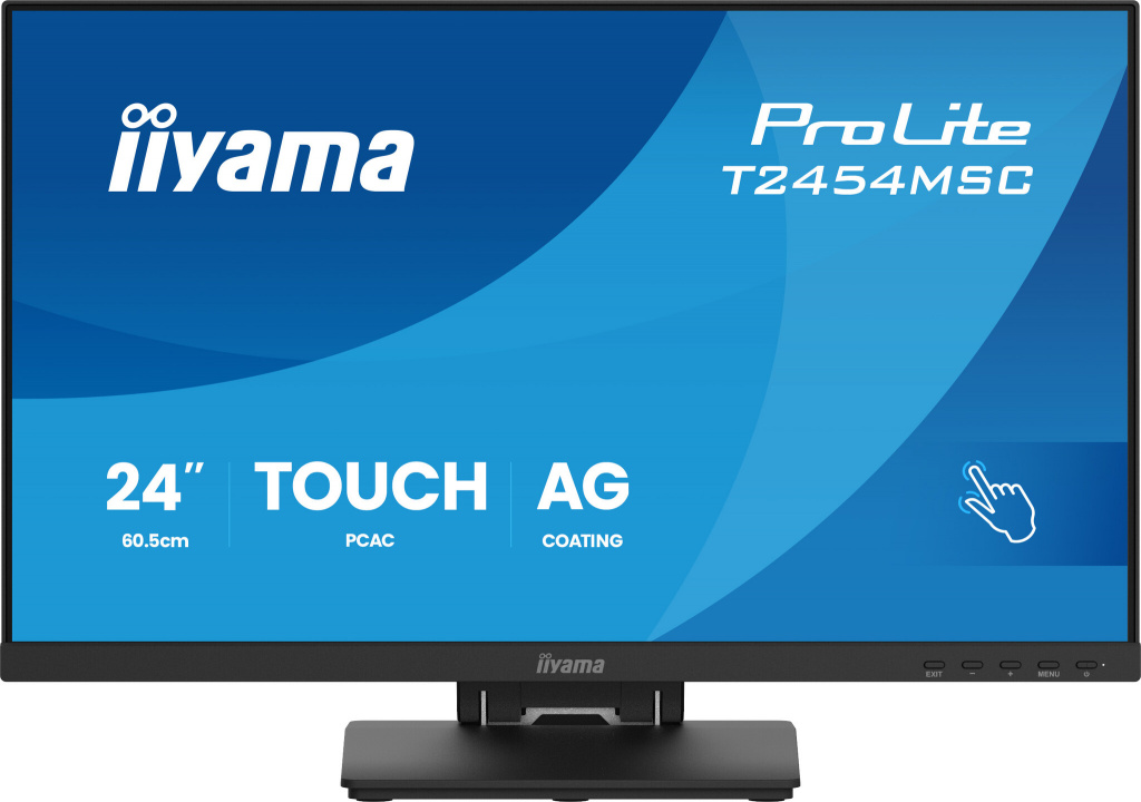 iiyama ProLite T2454MSC-B3AG computer monitor 60,5 cm (23.8") 1920 x 1080 Pixels Full HD LED Touchscreen Multi-gebruiker Zwart - Afbeelding 2