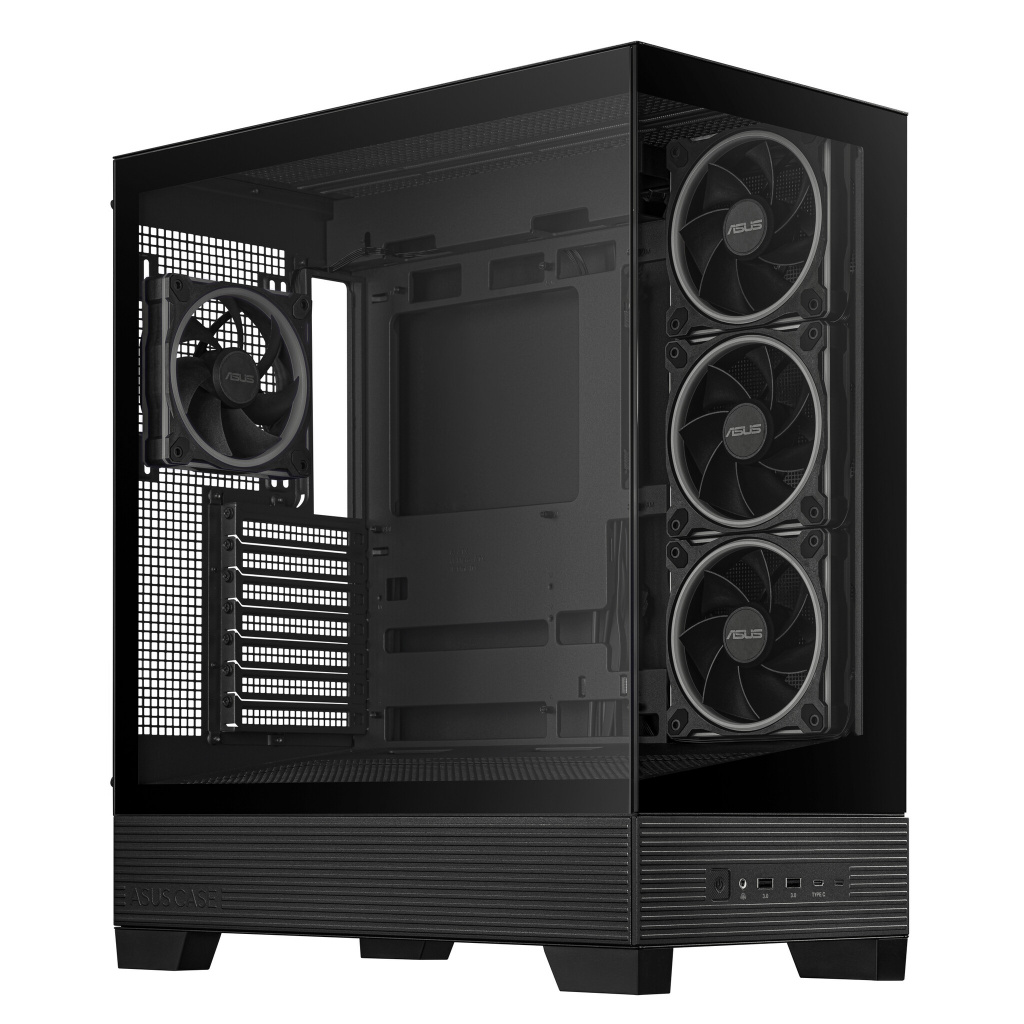 ASUS A31 Plus TG ARGB BLACK Midi Tower Zwart - Afbeelding 10